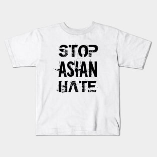 stop Asian hate Kids T-Shirt